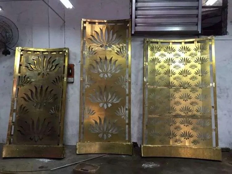 13.Real Cooper Partition Before Surface treatments