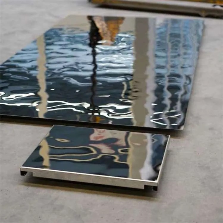 stainless steel water ripple board
