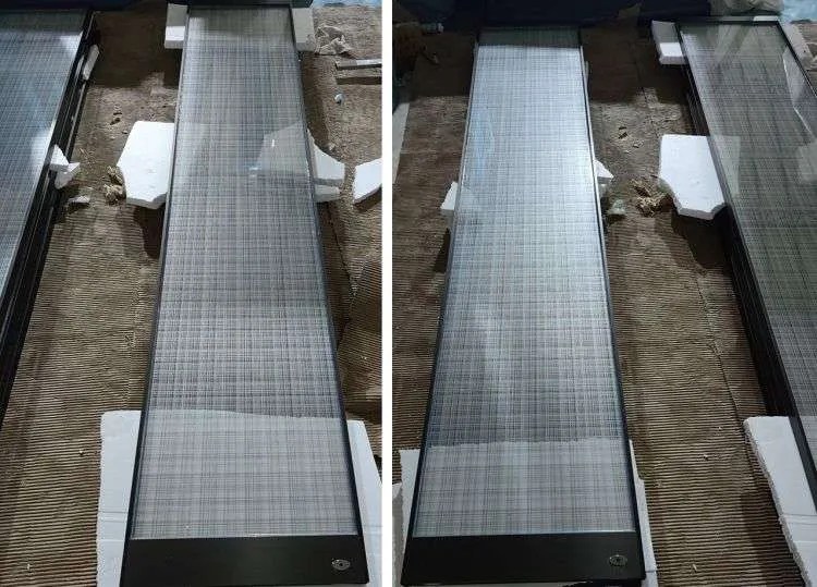 27.Black Matt Stainless Steel With Laminated Glasses