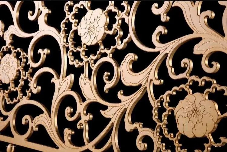 10.Source 3D Pattern Aluminum CNC Jali