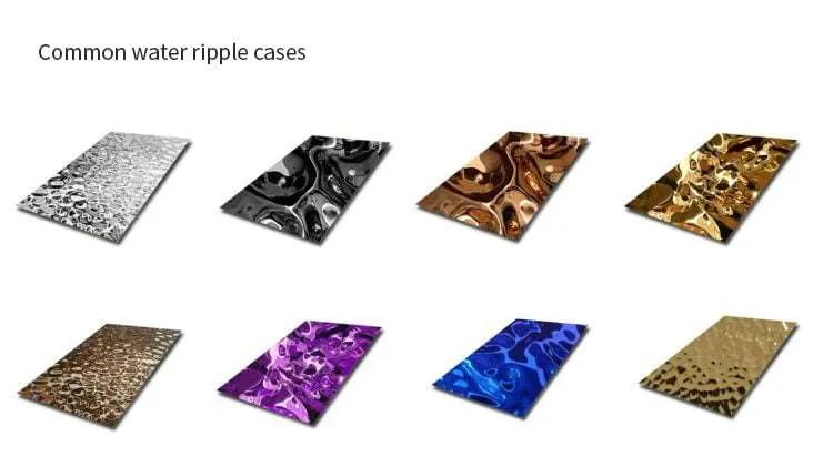 Common water ripple cases
