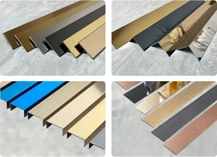stainless steel profiles color