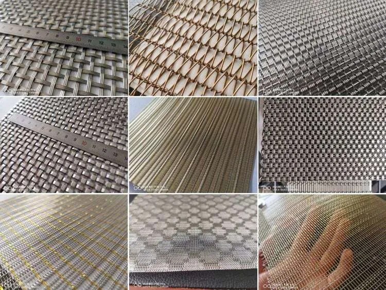 15.Metal Mesh Pattern Options