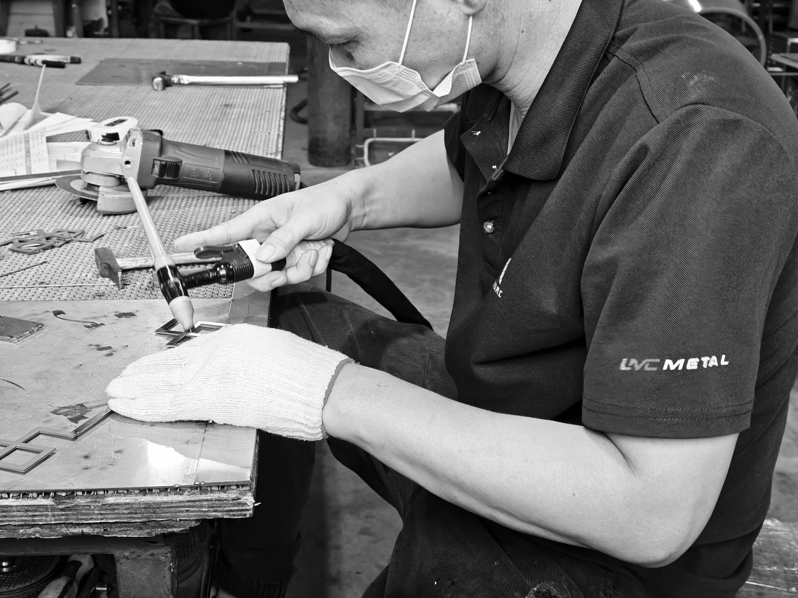 Metal component welding