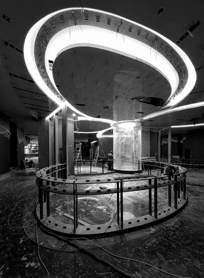 On-site installation record 1 for Shangri-La Jinfuyuan Dining Project.
