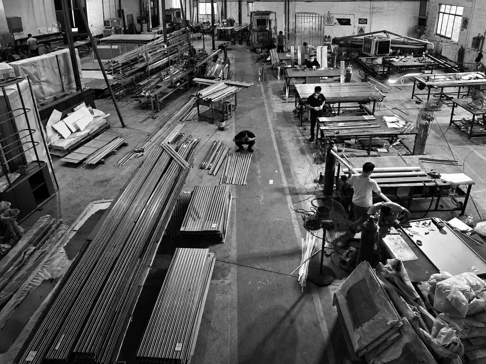 Workshop fabrication record 1 for Shantou International Convention and Exhibition Center.