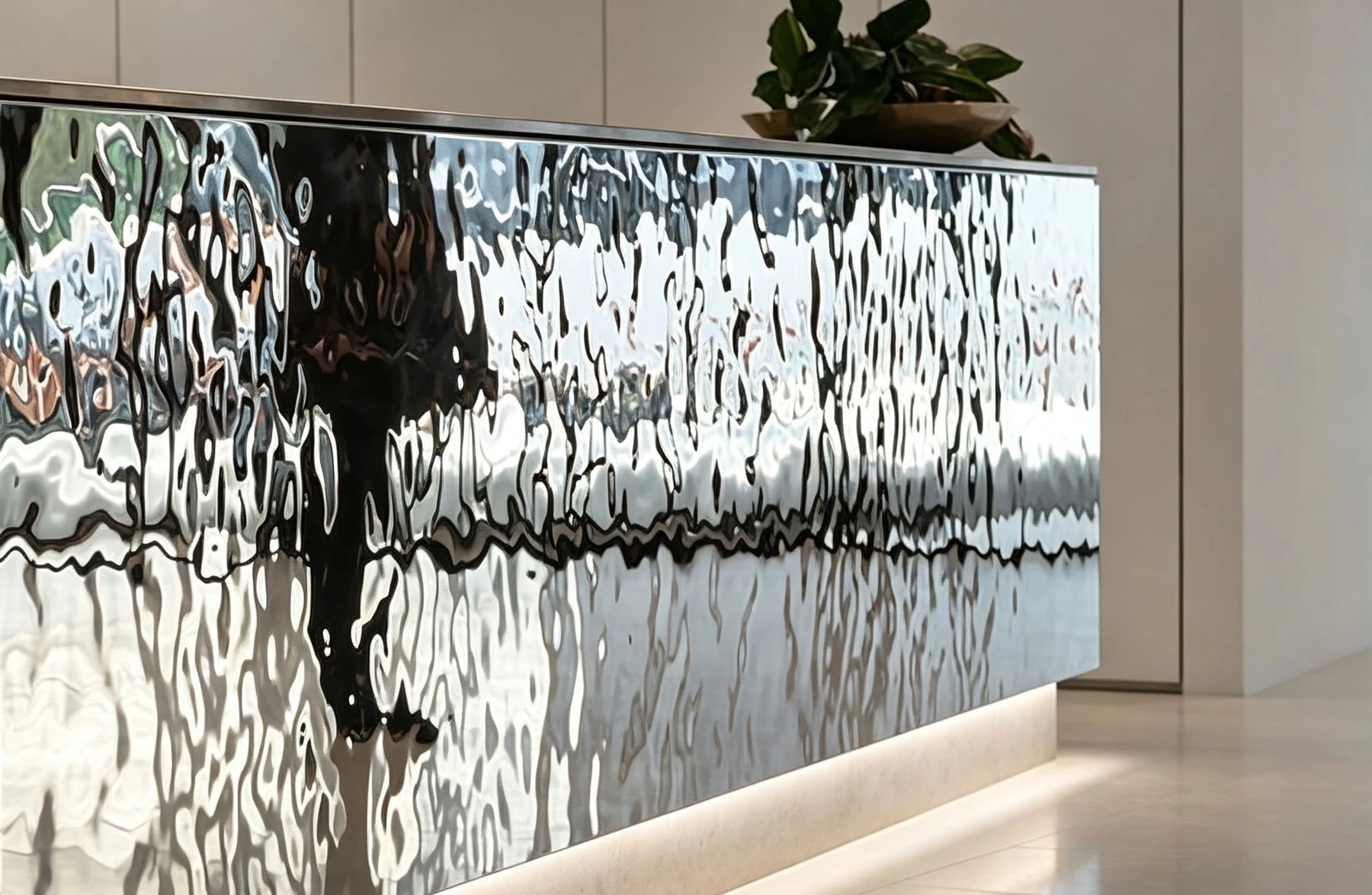 Rippled surfaces and reflections