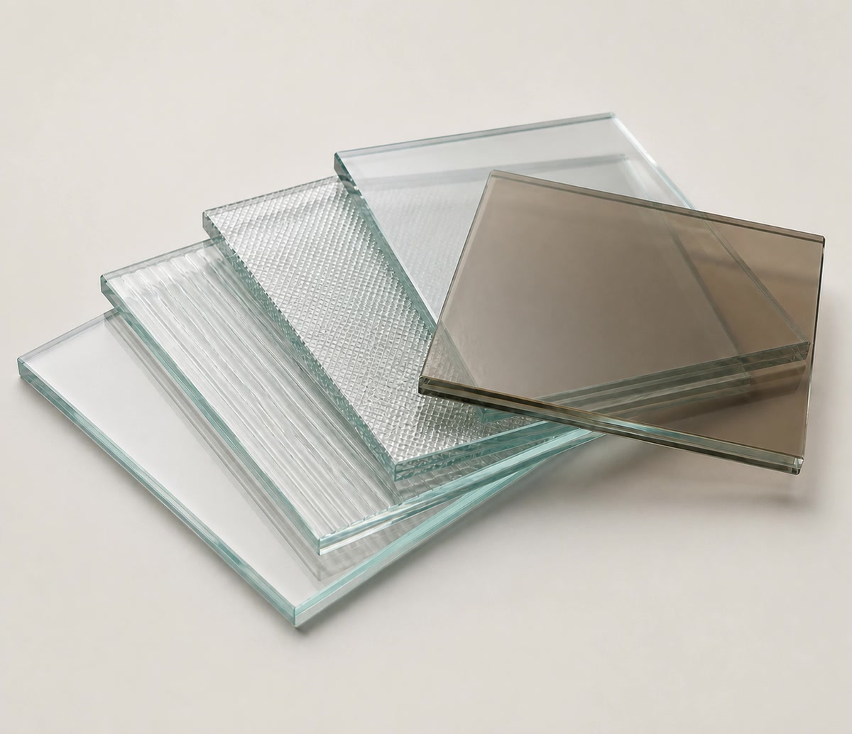 Architectural glass samples